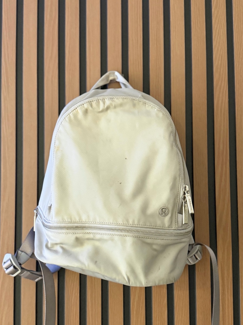Lululemon Light Beige Mini Backpack